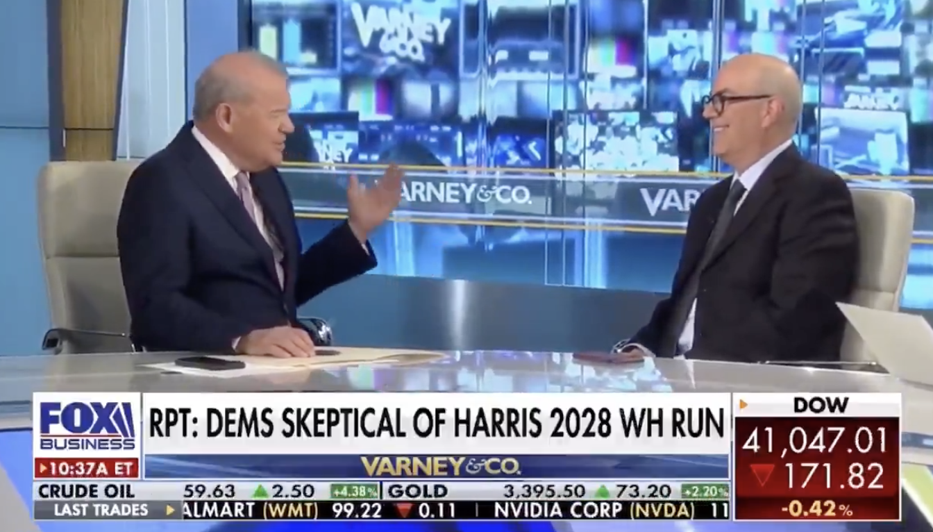 richie greenberg talks Kamala Harris with Stuart Varney